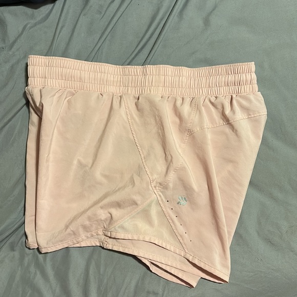 Athletic Shorts - Blue Check with Pink Sides main image 1